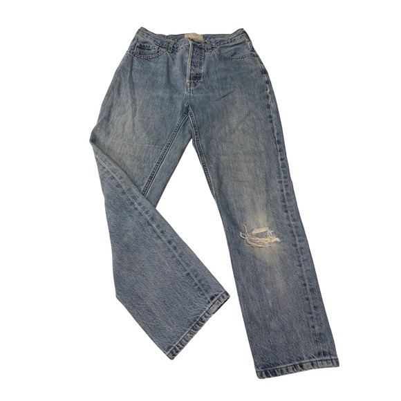 Everlane Denim - Everlane Contemporary Cheeky Jean Medium High Waisted Straight Leg Denim 26